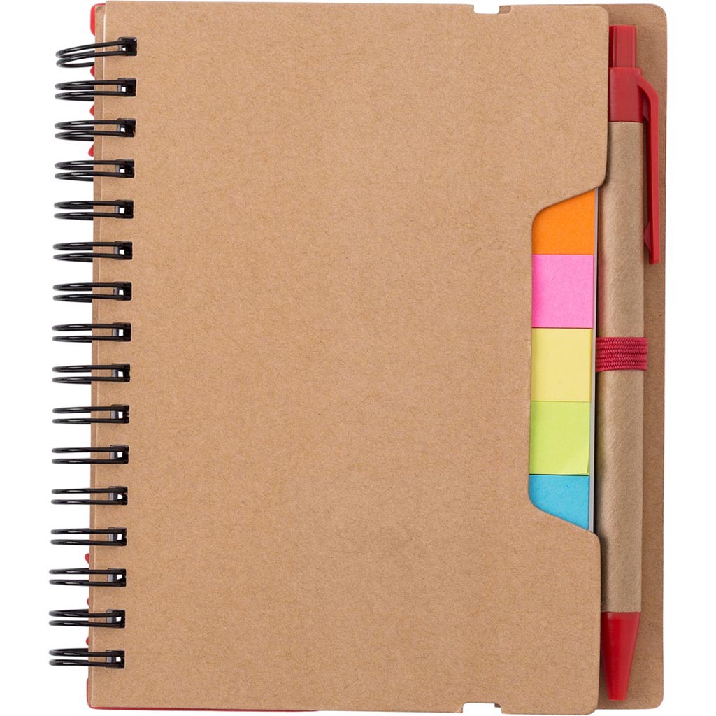 Marque-pages carnet notes autocollantes stylo bille