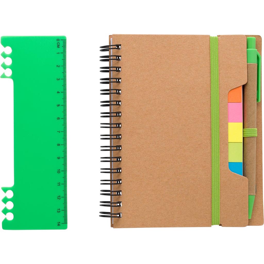 Marque-pages carnet notes autocollantes stylo bille