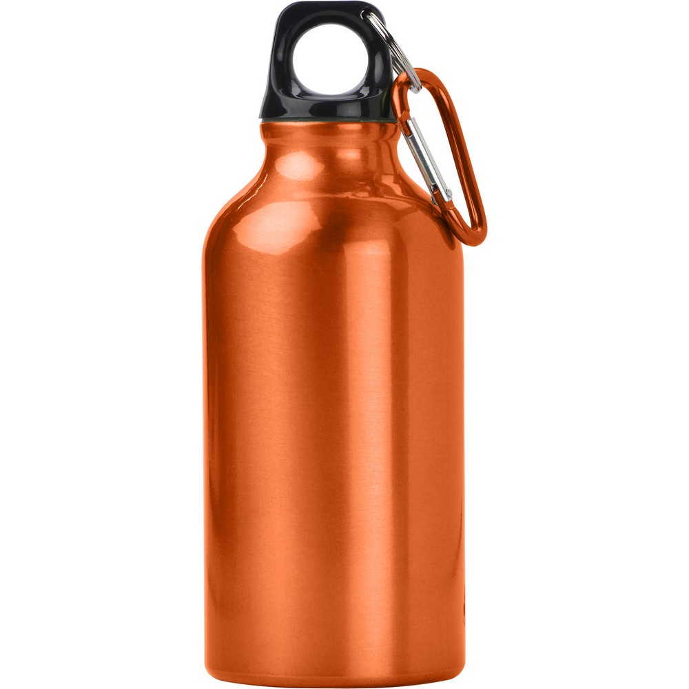 Bouteille de sport 400 ml avec mousqueton