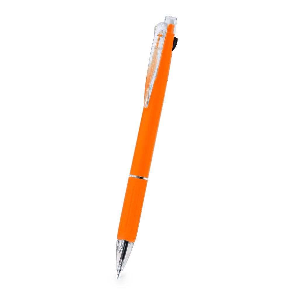 Stylo bille effaable encre multicolore porte-mine