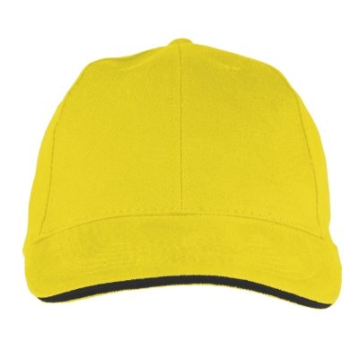 Casquette, jaune en 100% coton brossé Photo 2 clients/infiniprinting/ax/photos_BD/AX4047-P2-Casquette-imprime-jaune.jpg