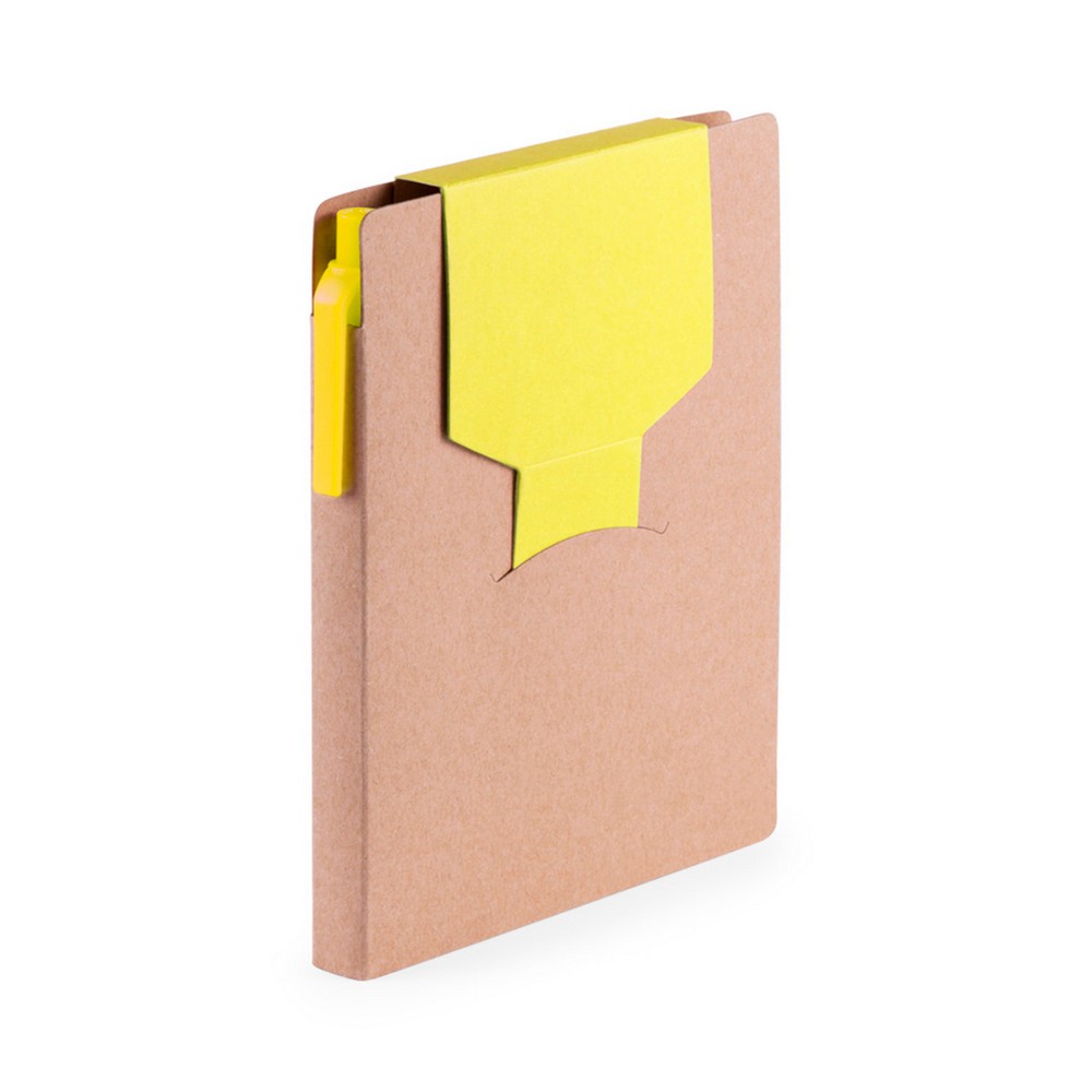 Carnet marque-page autocollantes stylo