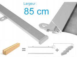 Barres alu clip 85cm (kit 2 pices)