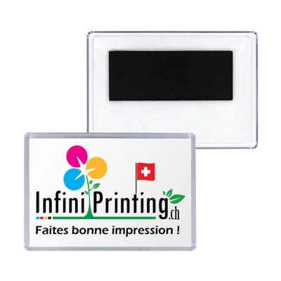 magnet aimant frigo personalise photo rond rectangle publicitaire suisse