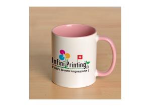 mug couleur imprime personnalise geneve suisse infini printing cadeau tasse vaisselle rose