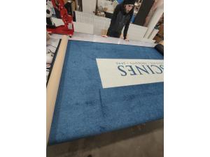  Tapis imprim avec bords PVC noir