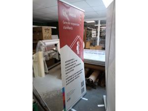 Roll-up banner enroulable pour UNECE