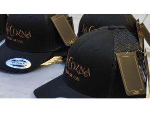 Casquette avec broderie logo entreprise mod�le K-Up KP912 pour La Cozna � Taninges