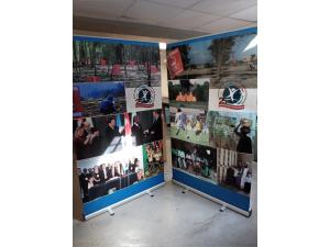 Roll-up personnalis 120cm pour Anti Personnel Mine Ban Convention ISU