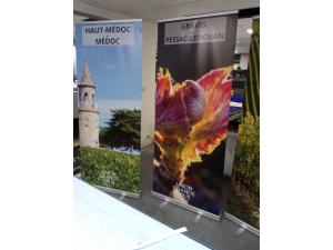 Roll-up multi visuels 85cm personnalis unitaire