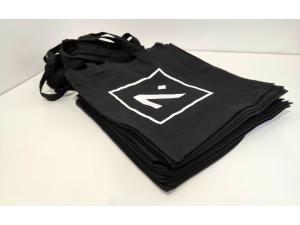 Sac tote bag avec impression en s�rigraphie 1 couleur blanche mod�le Kimood KI5209 pour NFG Parners � Geneve