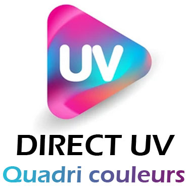 UV Couleurs direct : (Maximum 100x120 mm)