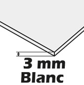 PVC expans Blanc 3mm